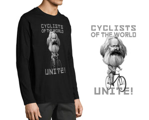 CYCLISTS OF THE WORLD UNITE! KARL MARX | LONG SLEEVE