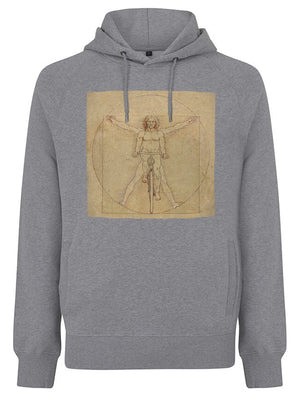 VITRUVIAN MAN ON HIS BIKE | HOODIE