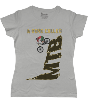A Gene Called MTB Women's Cycling T-shirt Grey