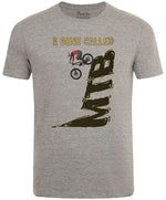 A Gene Called MTB Unique Men's Cycling T-shirt Grey