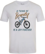 A Thing of Beauty is a Joy Forever MTB Men's Cycling T-shirt White