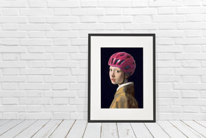 CYCLING ART | GIRL WITH A CHAIN EARRING