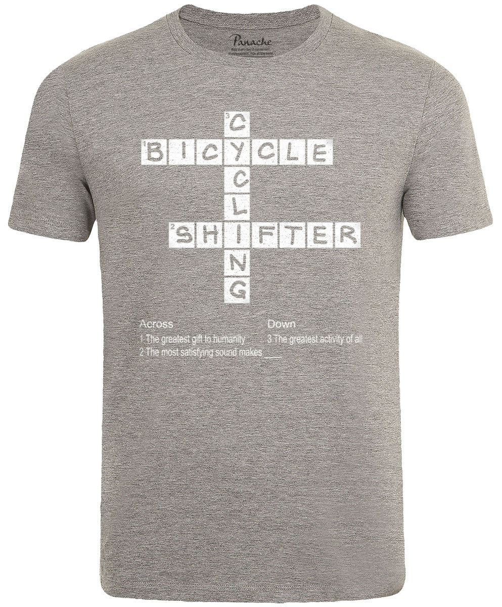 Ultimate Crossword Unique Men’s Cycling T-shirt Grey