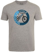 Cycle, Sleep, Eat, Cycle… MTB Men’s Cycling T-shirt Grey