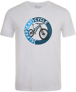Cycle, Sleep, Eat, Cycle… MTB Men’s Cycling T-shirt White