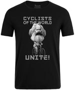 Cyclists of the World Unite Men's Cycling T-shirt Black