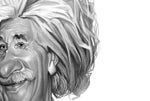 CYCLING ART | ALBERT EINSTEIN RIDING HIS BICYCLE