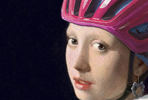 CYCLING ART | GIRL WITH A CHAIN EARRING