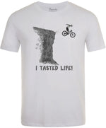 I Tasted Life! Unique MTB Men's Cycling T-shirt White