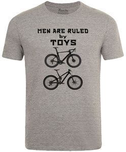 Men are Ruled by Toys Men's Cycling T-shirt Grey