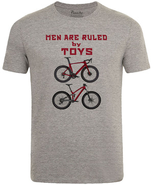Men are Ruled by Toys Men's Cycling T-shirt Grey