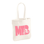 MTB Pink Logo 100% Organic Cotton Tote