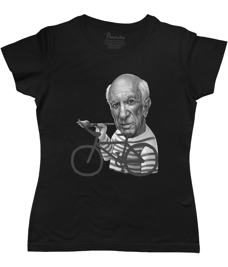 Pablo Picasso Women's Cycling T-shirt Black