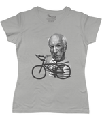 Pablo Picasso Women's Cycling T-shirt Grey
