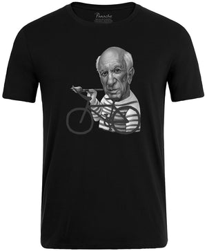 Pablo Picasso Unique Men's Cycling T-shirt Black