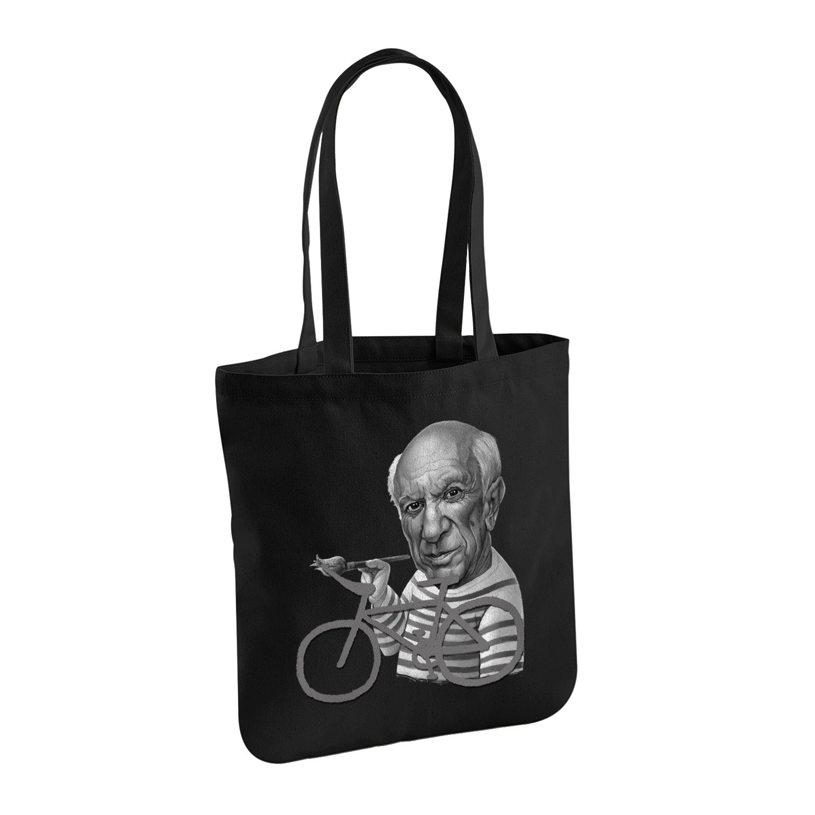 Pablo Picasso 100% Organic Cotton Black Tote