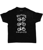 Variety is the Spice of Life Kids Cycling T-shirt Black