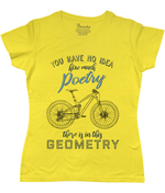 You Have No Idea… Mountain Bike Women's Cycling T-shirt Yellow