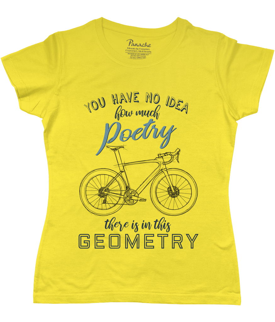 You Have No Idea… Road Bike Women's Cycling T-shirt Yellow