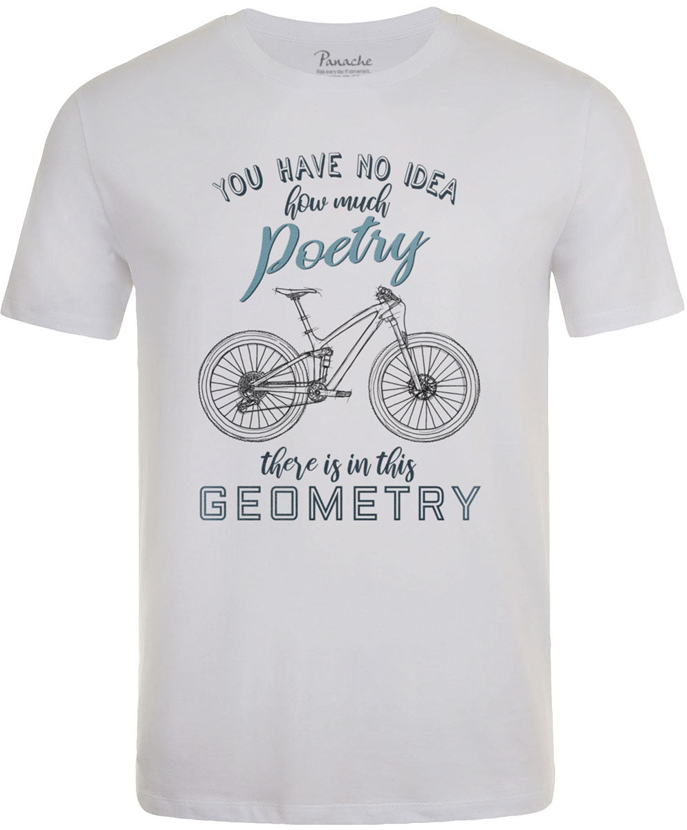 You Have No Idea… MTB Men's Cycling T-shirt White